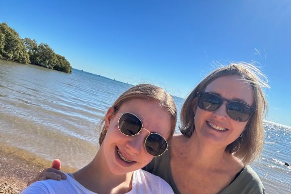 Gina and Audrey, mother and daughter community volunteer team at BHN.