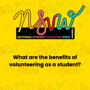 National Student Volunteer Week tile