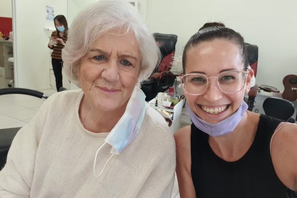 Heather with volunteer Kara
