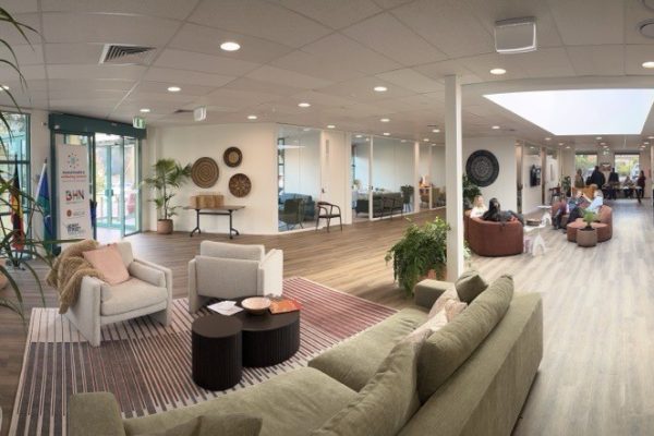 Entrance lounge area at the Dandenong Connect Centre