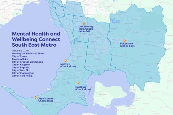 Connect Centre Location Map Connect Centre location map